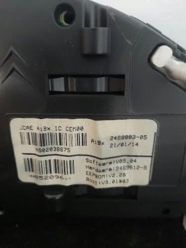 Inst. Tablero Peugeot 208 2014 - 6782543